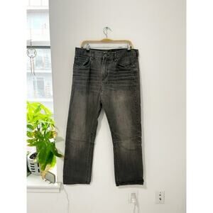 Gap Men's Premium Straight Gray Jeans Size 35